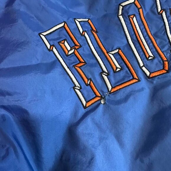 Starter Men's Blue and Orange Jacket - Picture 3 of 6